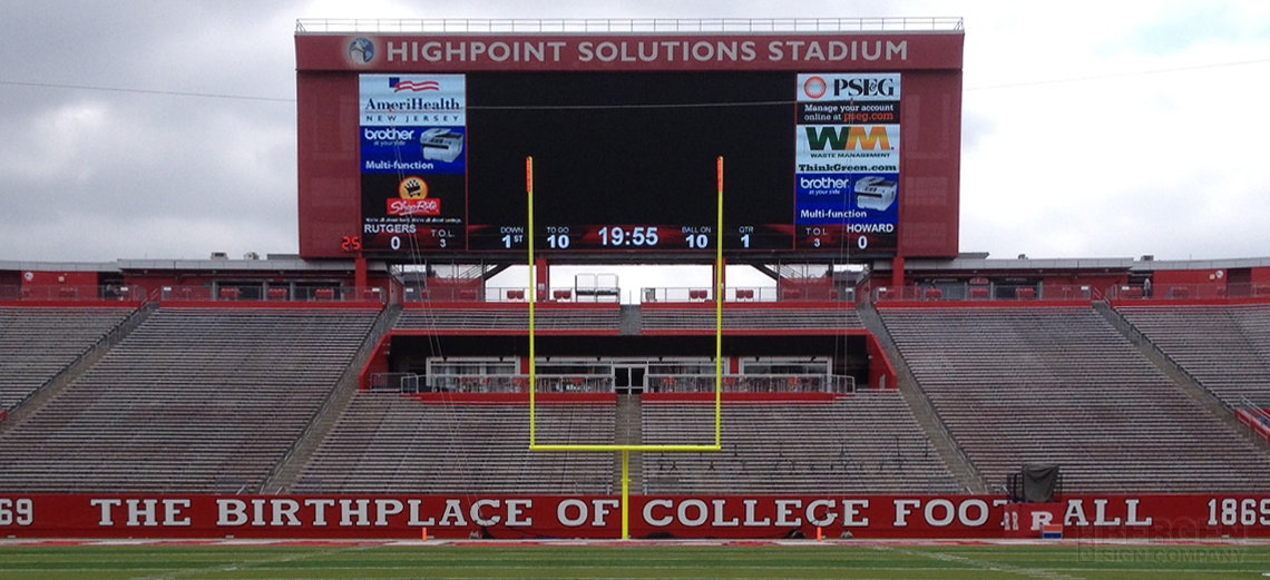 Rutgers University - Stadium Sign